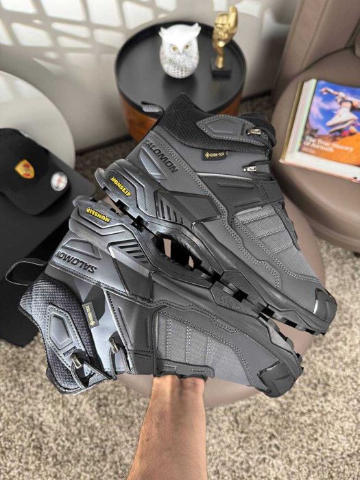 !ХУТРО! Salomon X Ultra 4 Mid (Gore-Tex) Grey/Black 41 42 43 44 45 46
