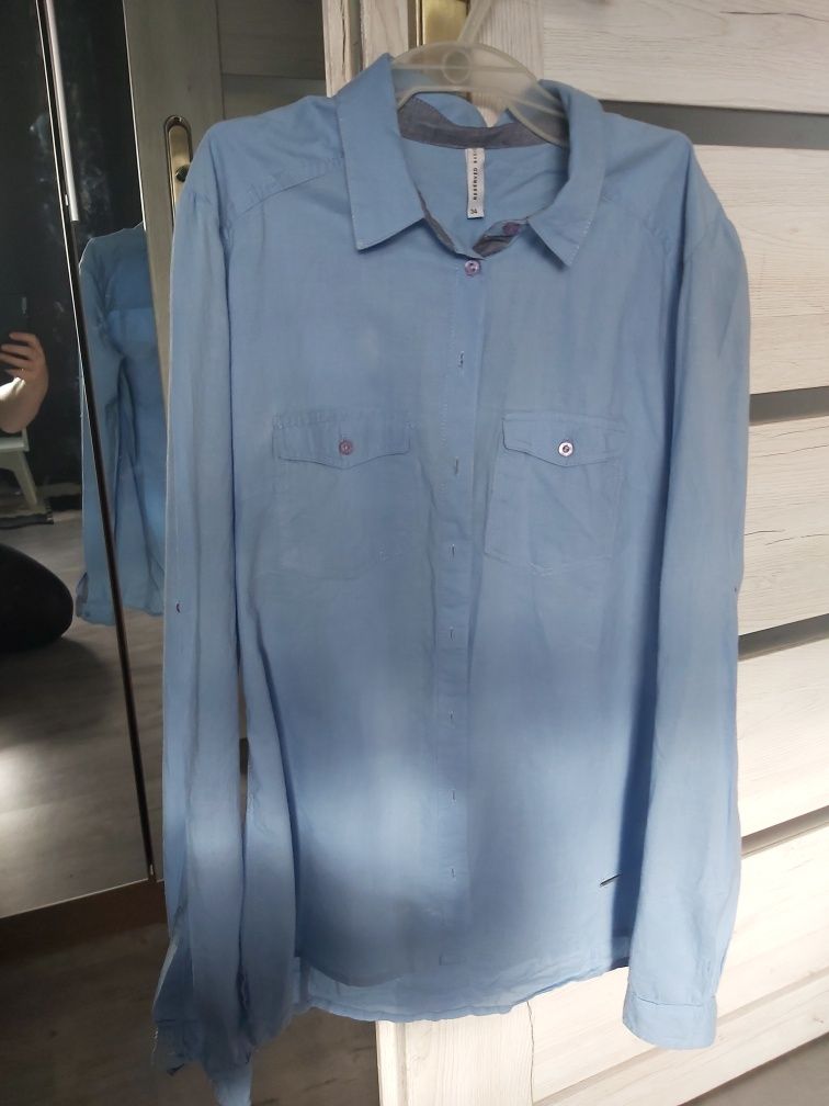 Niebieska koszula rozmiar 34