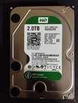 Жорстокий диск WD Green 2Tb, 5400rpm 64МB WD20EZRX 3.5 SATA III