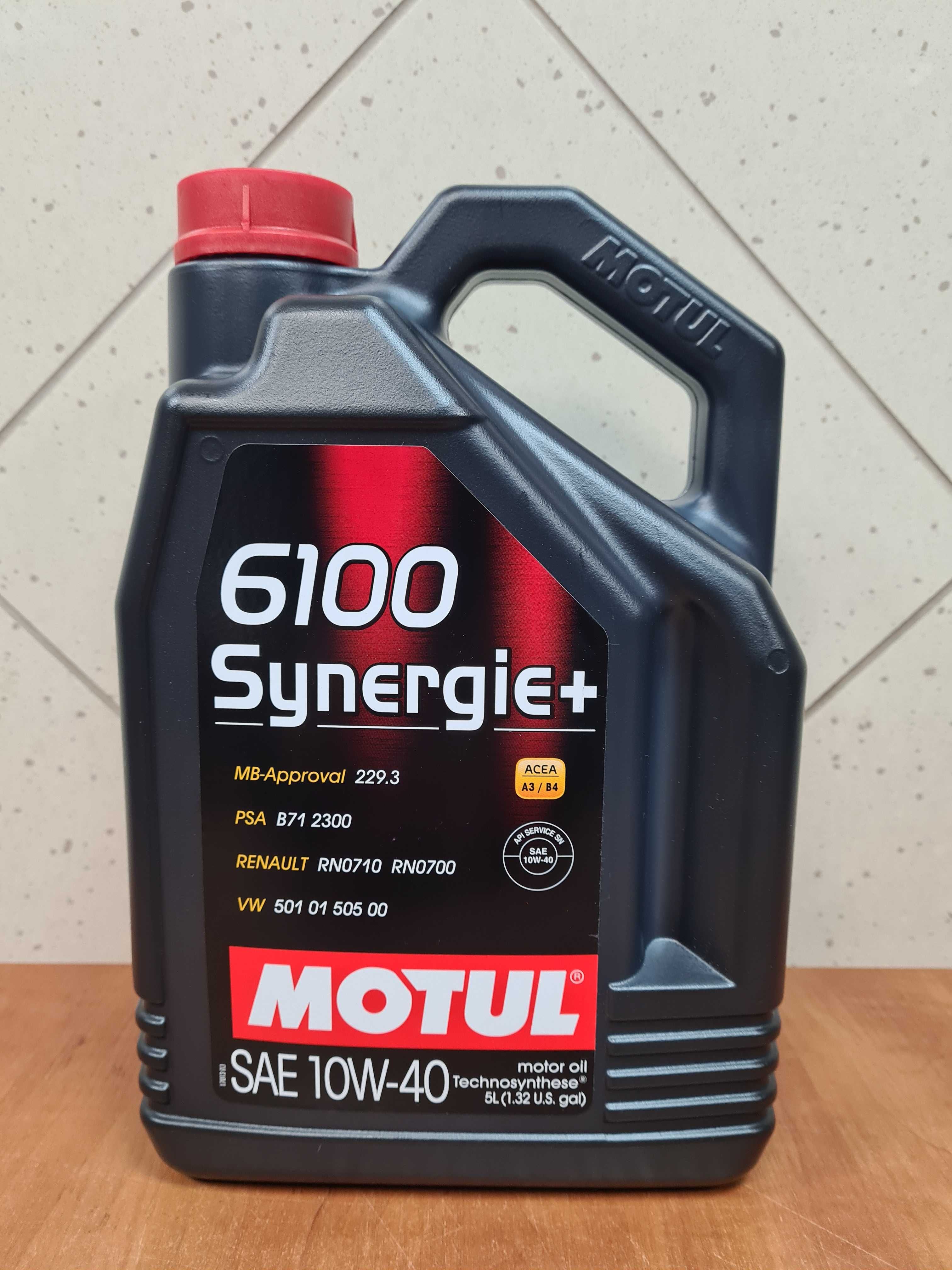 Olej Silnikowy Półsyntetyczny Motul 6100 Synergie+ 10w40 5L 1L