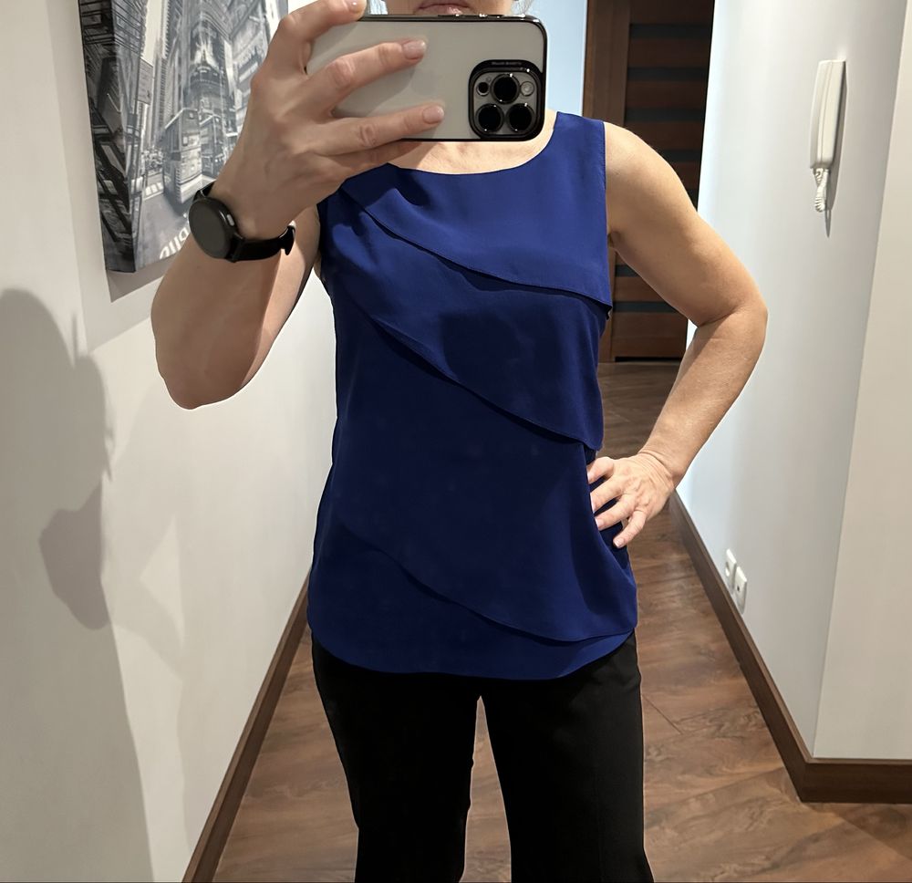Ashley Brooke bluzka na lato lub pod marynarkę albo sweter 36/38