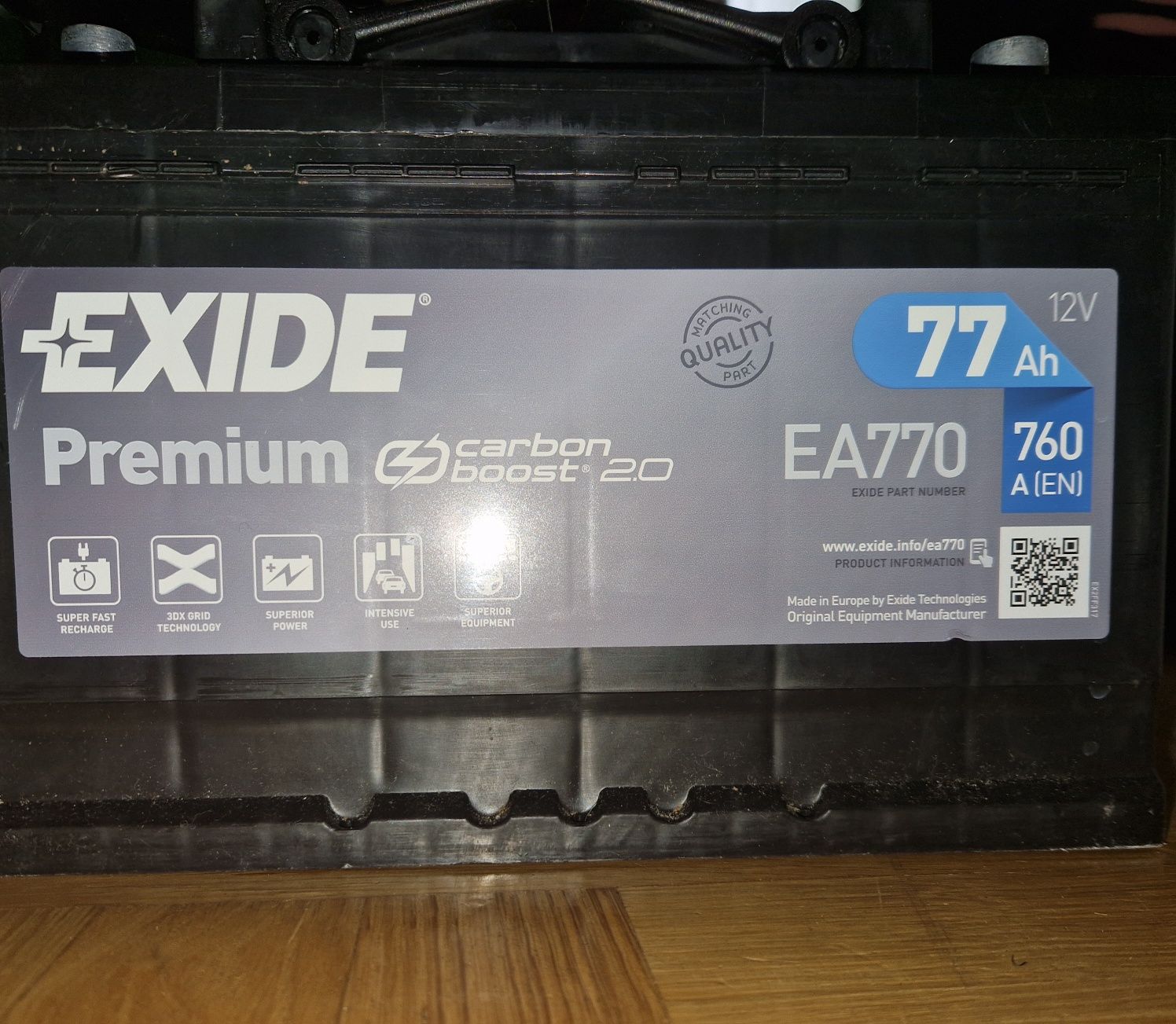 Akumulator Centra Exide EA770