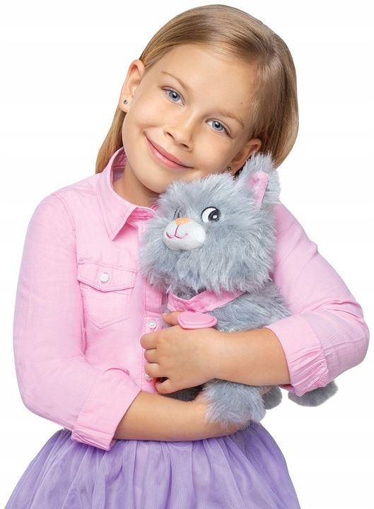 Interaktywny Kotek Chodzący Na Smyczy Kot Natalia