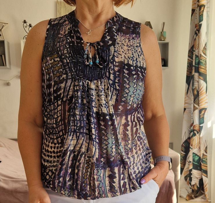 Kolorowa bluzeczka Wallis przezroczysta