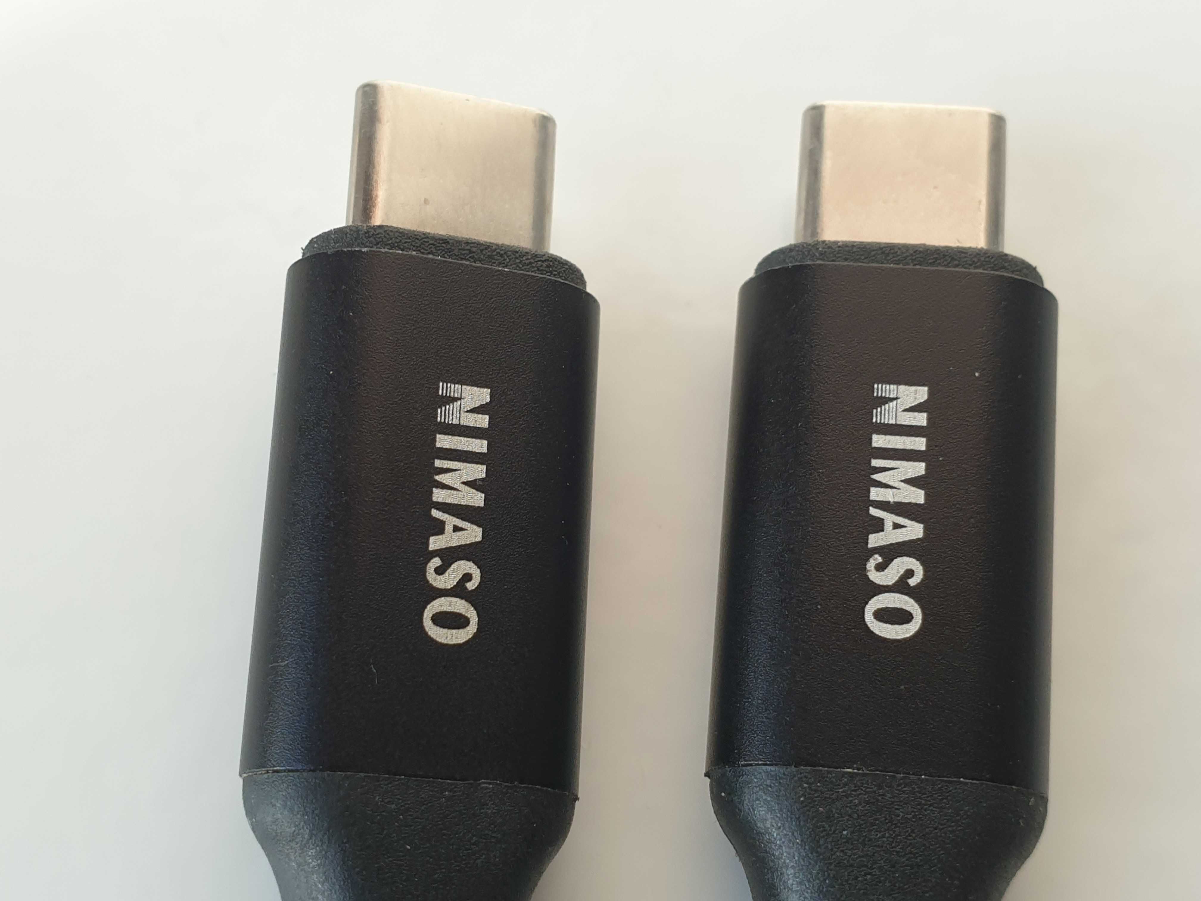 Кабель USB Type C to USB C 3.1 Gen2 1M, NIMASO  100W 4K 60Hz 10Gbps,