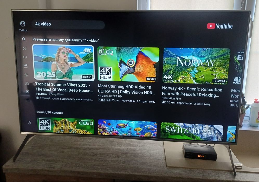 Smart TV Wi-Fi 4K ULTRA HD LG 55UJ6519 web OS телевізор 55 дюймів