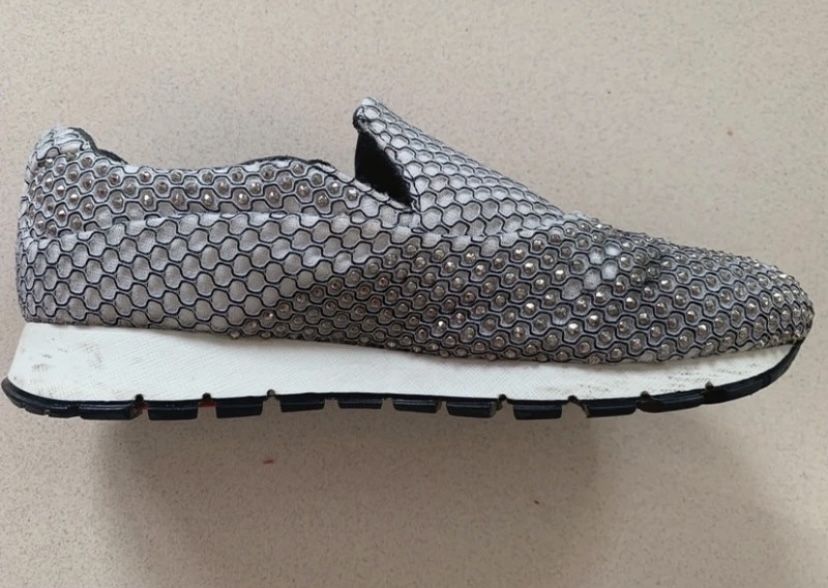 Tenisówki Prada jasne