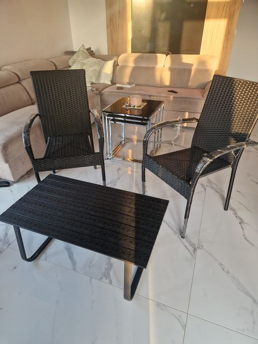 Zestaw kawowy do ogrodu lub na taras