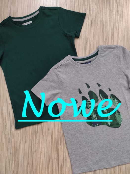 Zestaw NOWYCH T-shirtów YOUNG STYLE dla chłopca, rozmiar 110/116