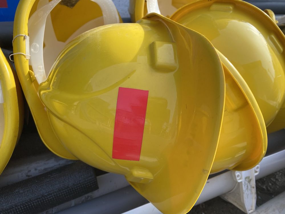 capacete de protecção - obras /  novos