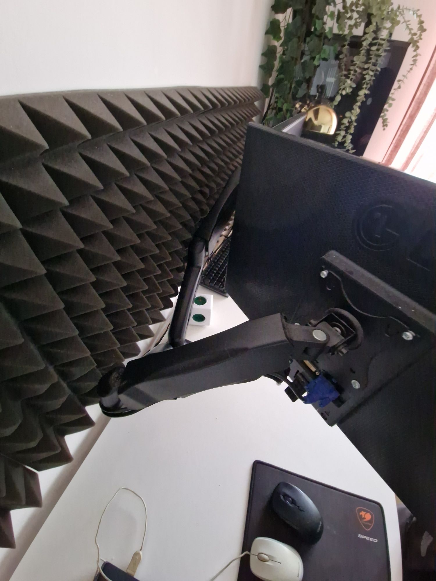 Suporte de monitores duplo 24"" a 27"