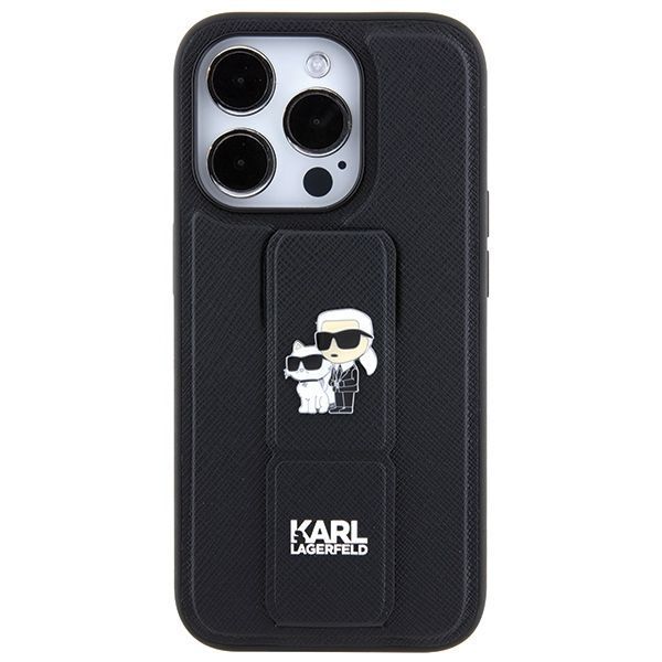 Etui Karl Lagerfeld Gripstand Saffiano dla iPhone 13 Pro Max 6.7"