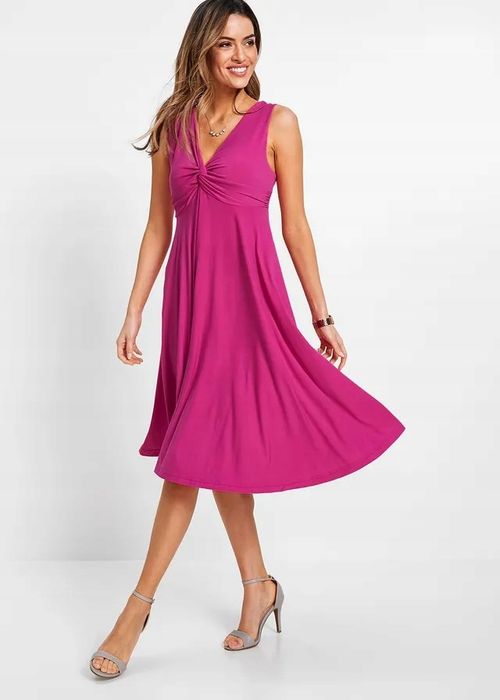 B.P.C sukienka różowa z marszczeniem 40/42.