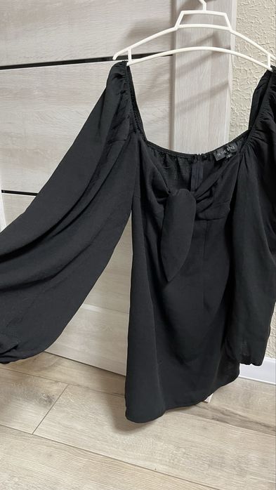 Сукня шовк сатин   м/л плаття  муслін чорне