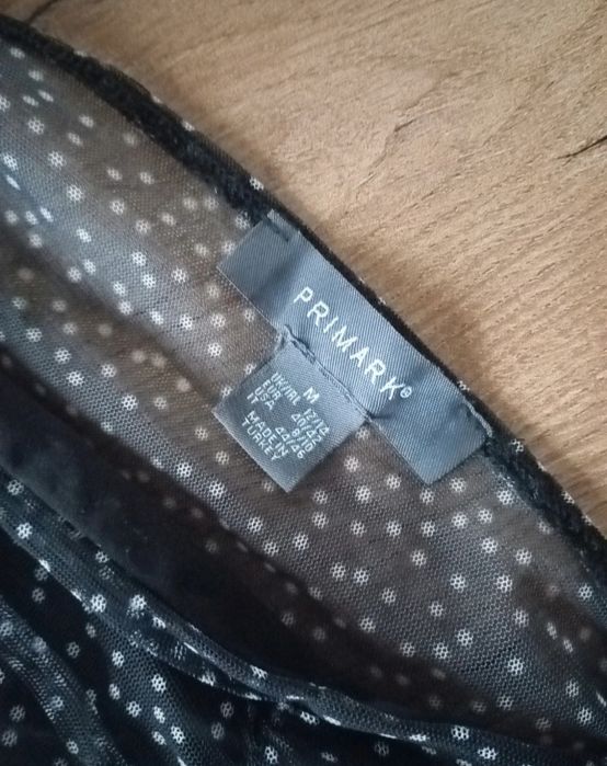 Bluzka mgiełka Primark M groszki