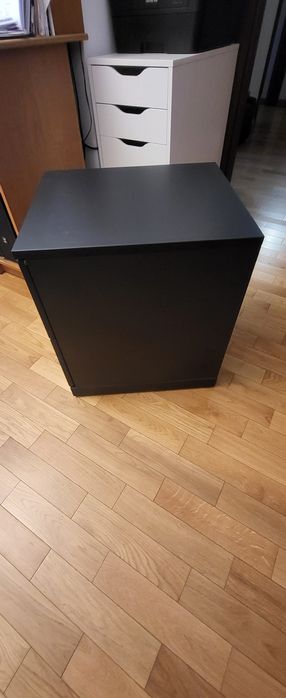 Szafka biurowa z szufladami czarna