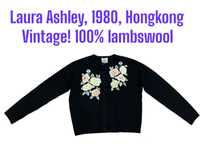 Kardigan Laura Ashley, 1980, Vintage! 100%