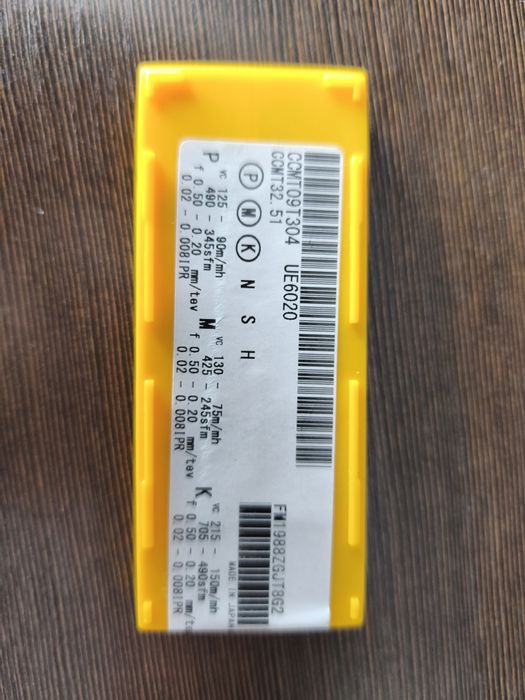 Płytki tokarskie MITSUBISHI CCMT09T308 CCMT09T304