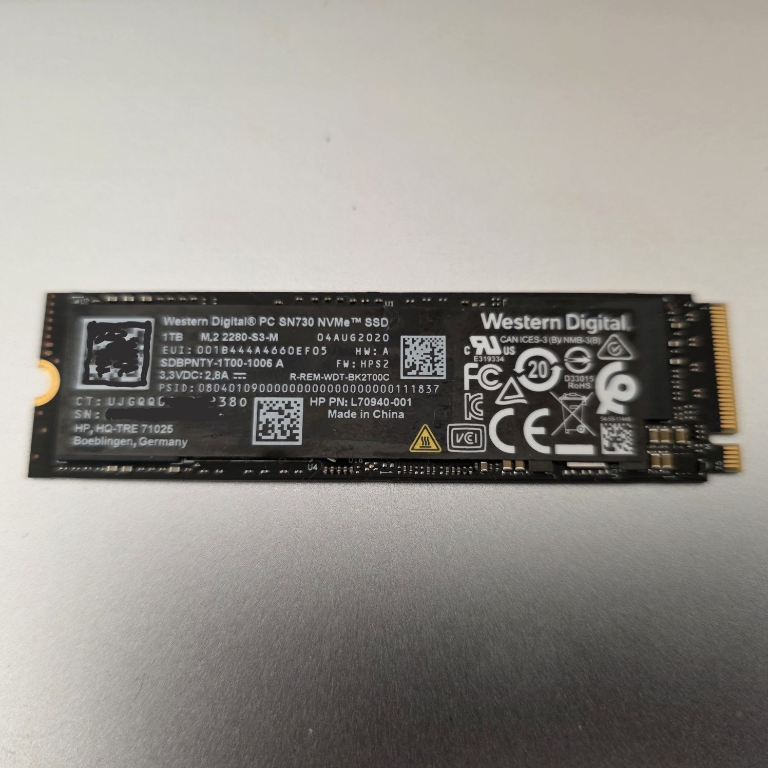 Dysk SSD Western Digital SN730 1TB