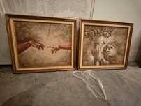 Quadros com imagens do DaVinci