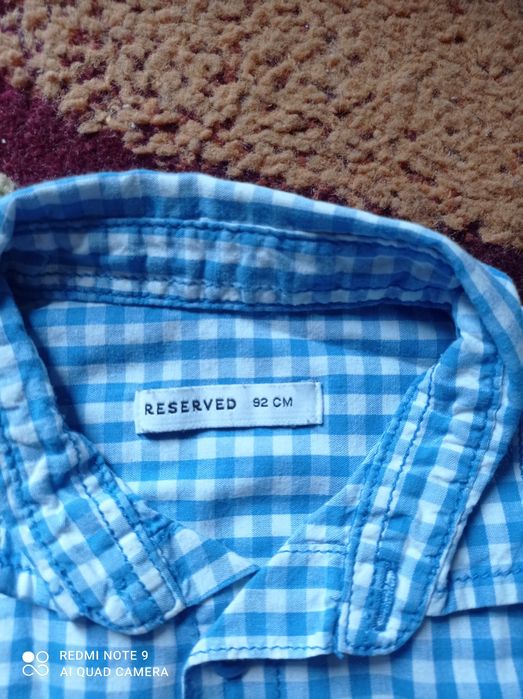 Koszula niebieska w kratke
