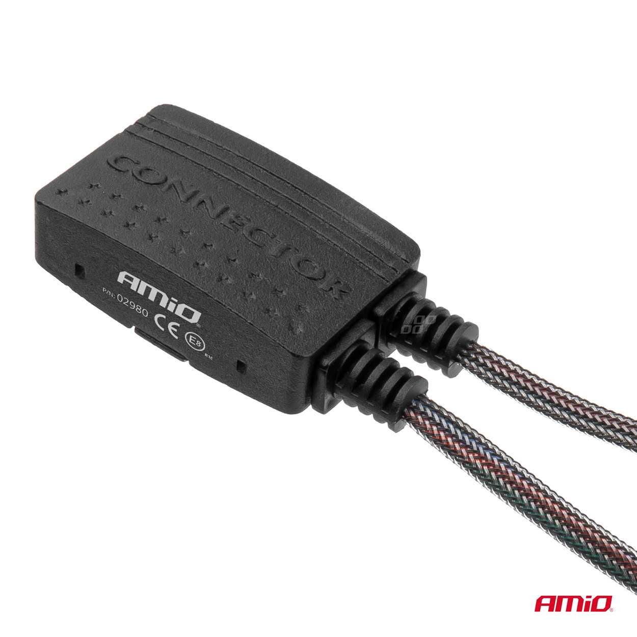 Żarówki samochodowe LED CANbus AMIO H7 X3 KOMPLET Bardzo MOCNE