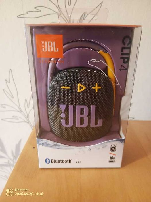 Wodoodporny głośnik na Bluetooth JBL CLIP4