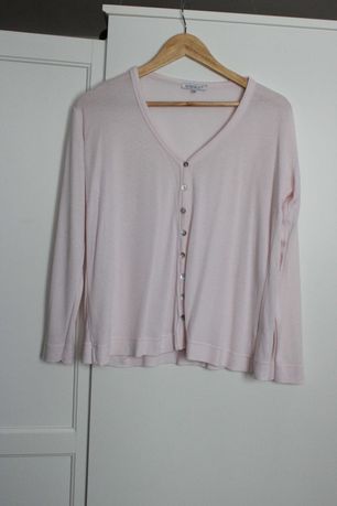 bluzka sweterek sweter różowy pudrowy róż r. 40 L