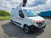 Renault Master 130KM / Podnośnik koszowy / Zwyżka / VERSALIFT ETL-38-140-F  14M / Podpory /Klima /