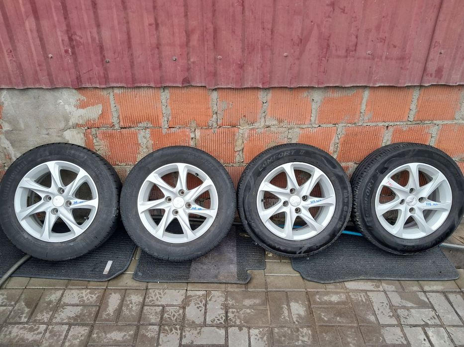 peugeot 208 felgi aluminiowe 15&quot; koła lato 185/65/15 4x108