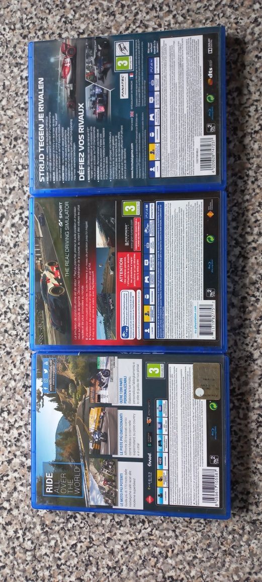 Ride 2/Gran turismo sport/F1 2019 Playstation 4