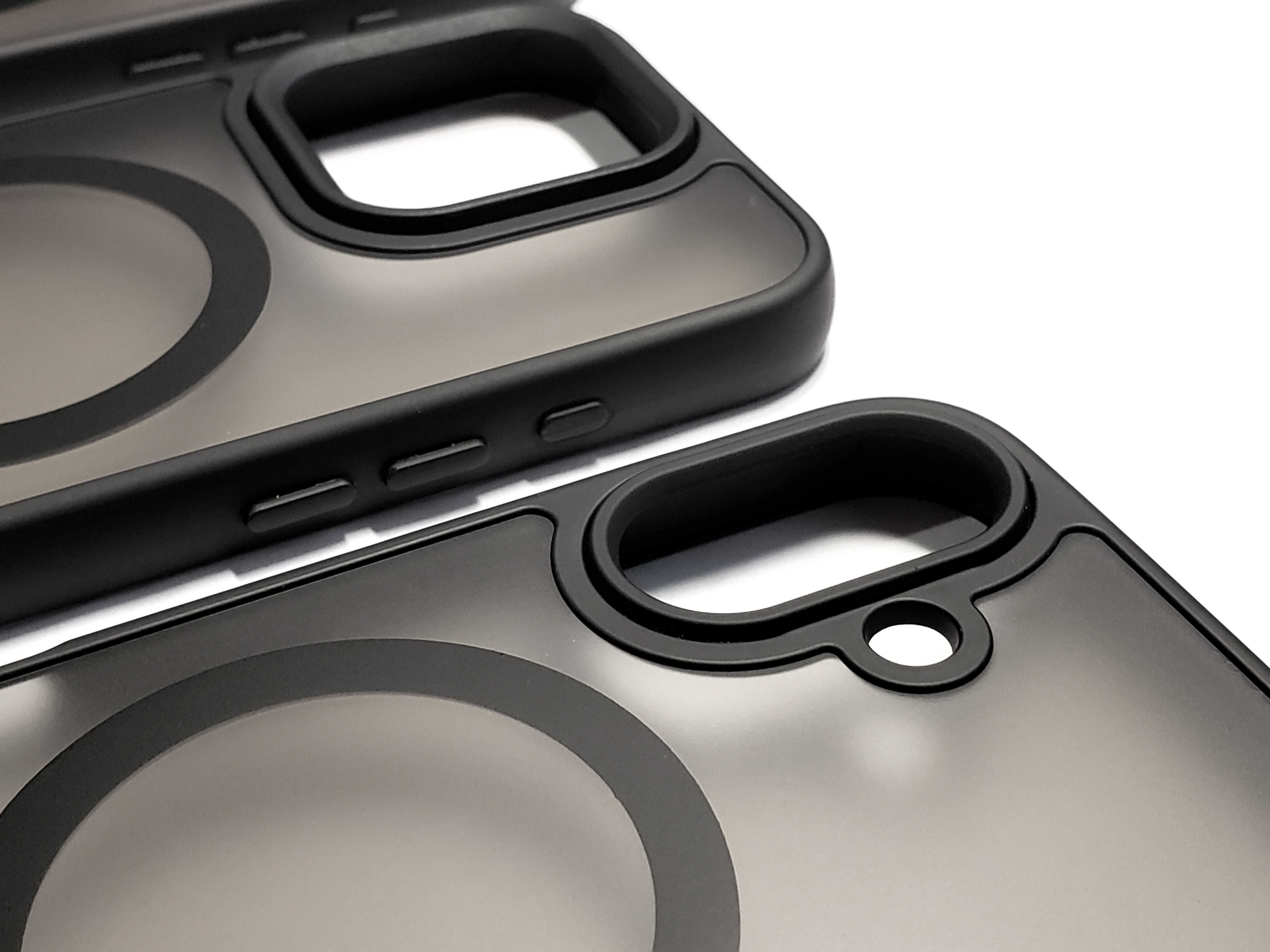 Чохол для iPhone 13/14/15/16/Pro/ProMax з MagSafe чорний матовий чехол