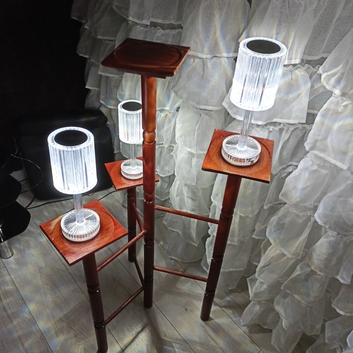 KWIETNIK DREWNIANY 4 ramienny 100/65 cm  okazja ,!