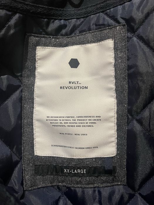 Kurtka zimowa granatowa męska Revolution XXL