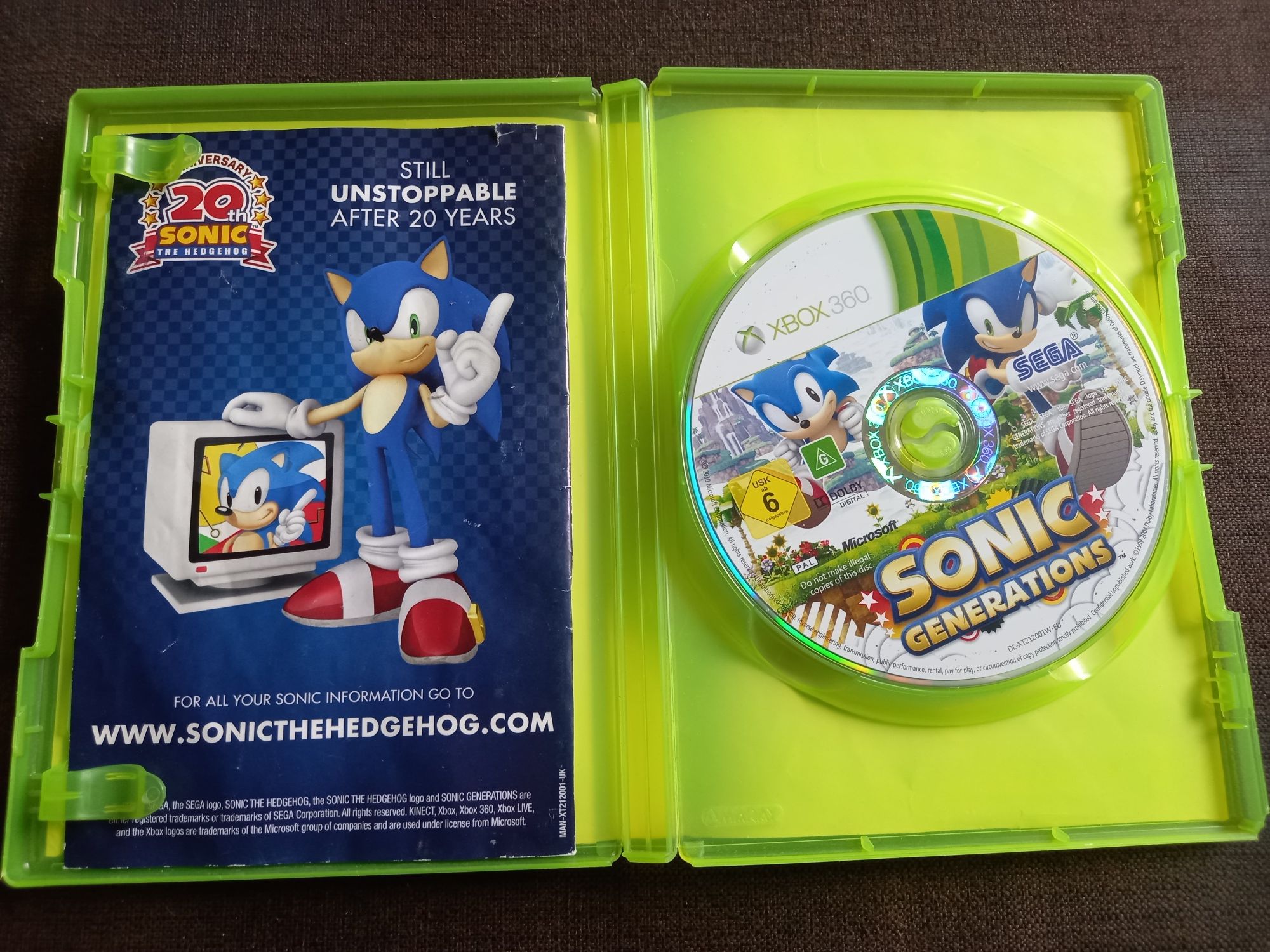 Gra Sonic Generations na xbox 360