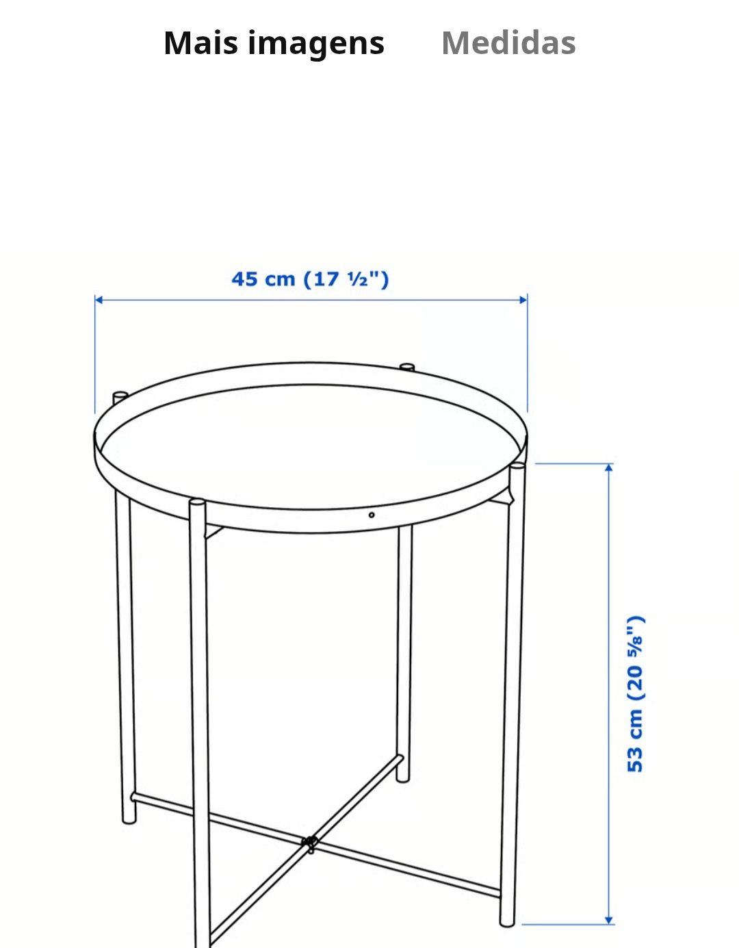 Mesinha Gladom - Ikea