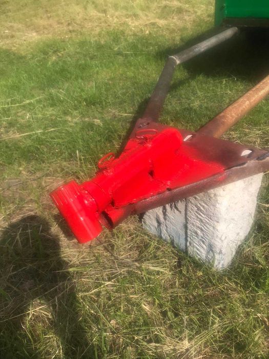 Причіп мотоблока. Причеп на трубі 50мм з сцепкою