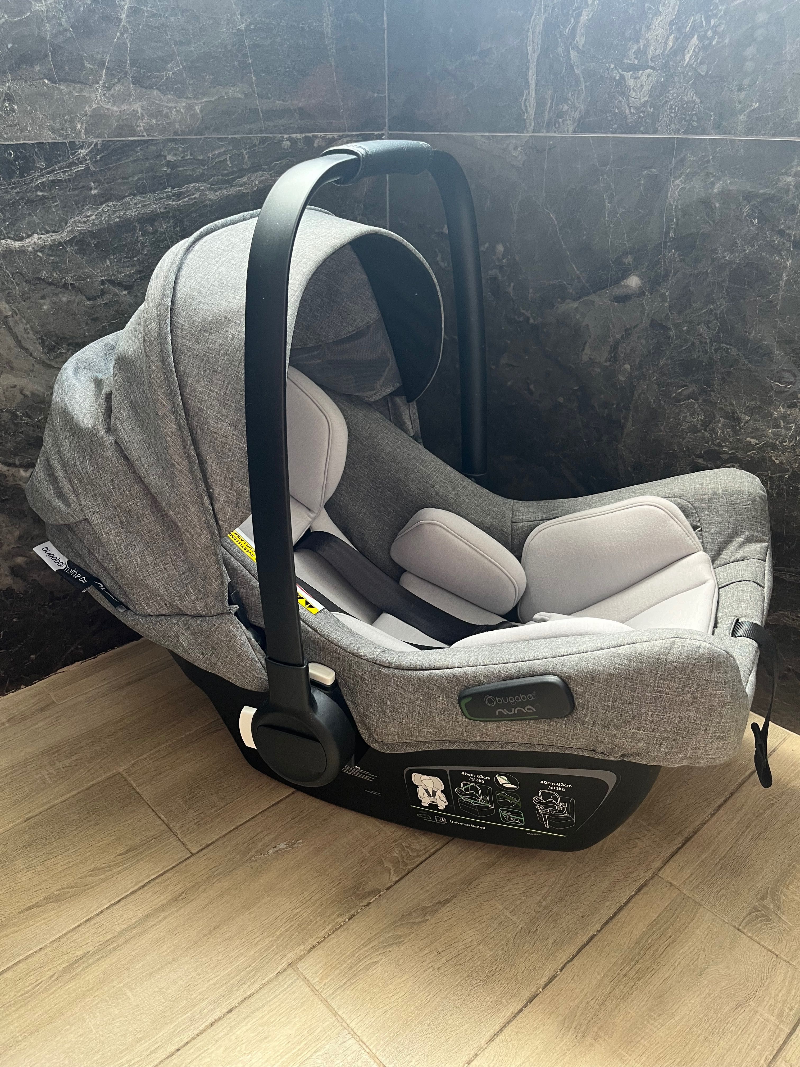 Автокрісло Bugaboo Turtle Air i-Size by Nuna Grey Melange