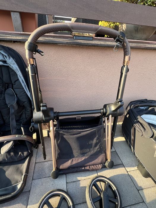 Wózek Cybex czarny/rose gold