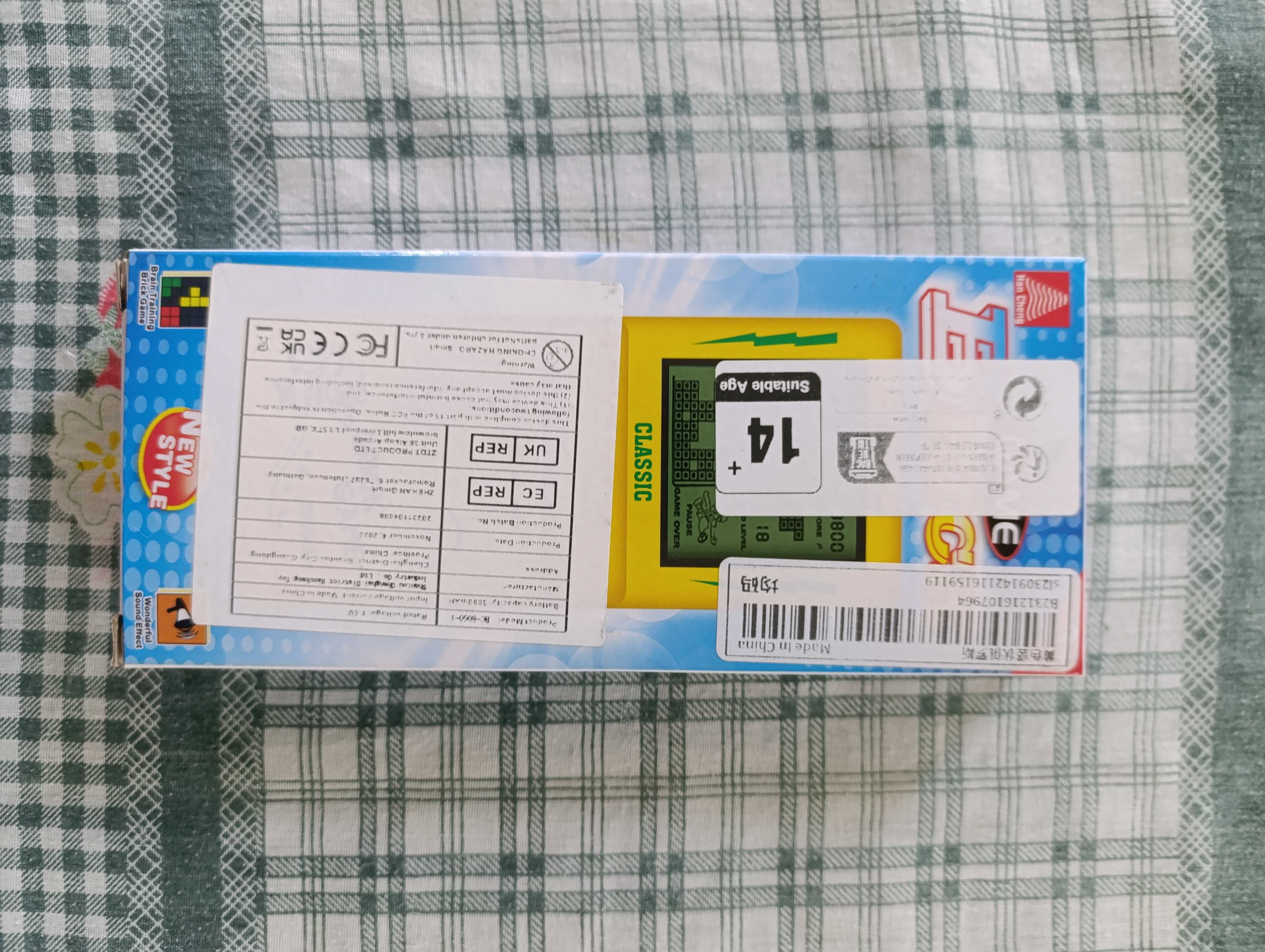 Tetris Jogo Portátil Retro Clássico