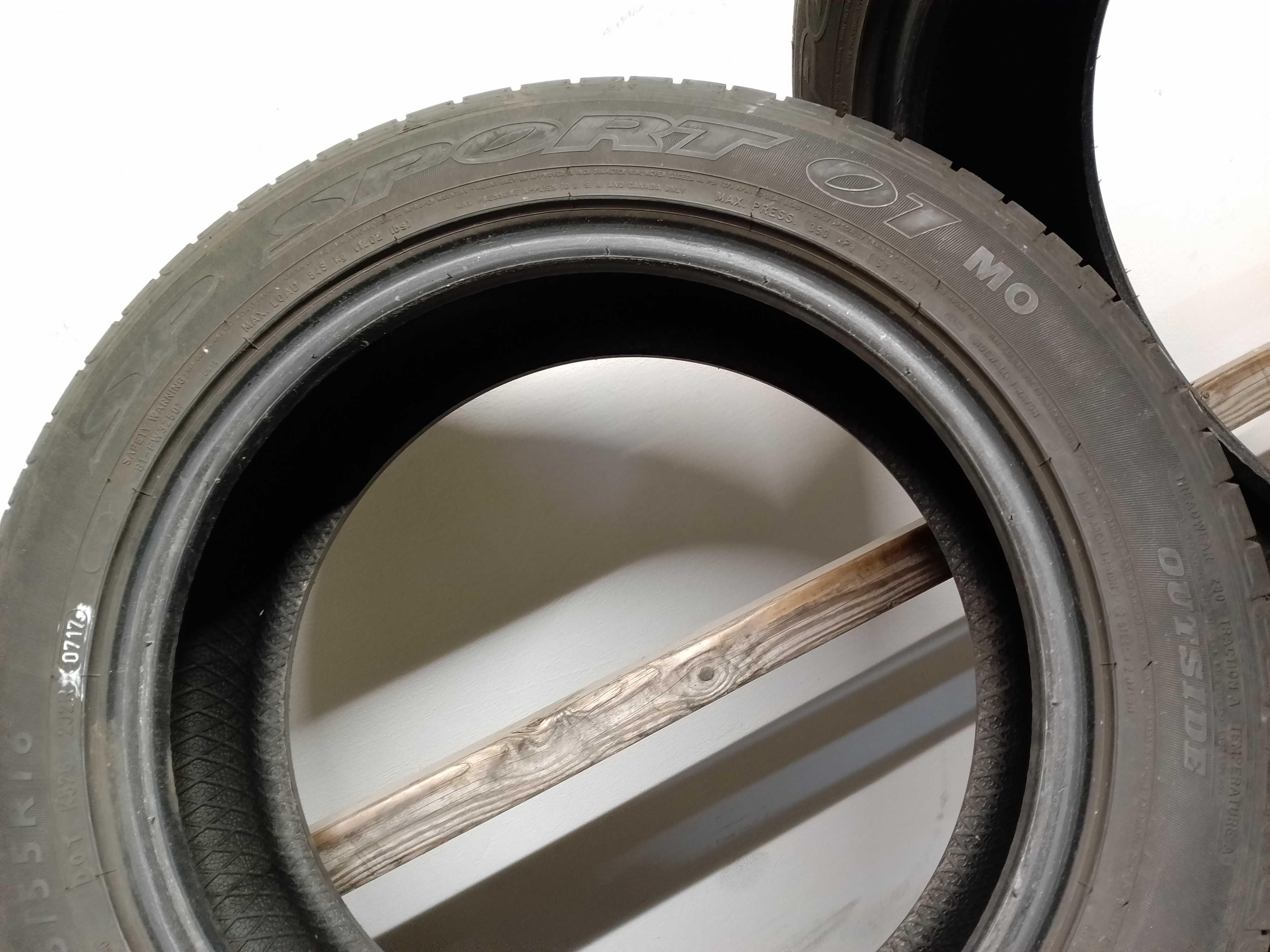 195/55 16 Dunlop Sp Sport01 0717 Obrzycko L1546