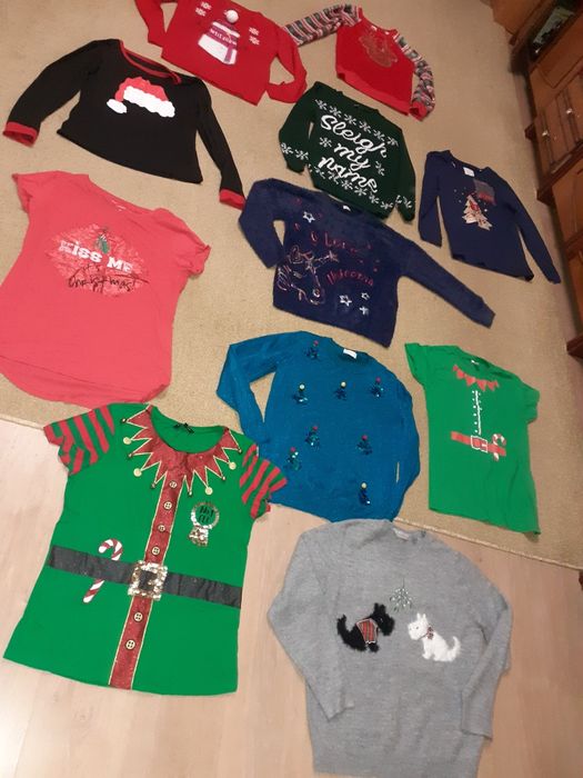 Світер, светр новорічний, жіночий різдв'яний s-M