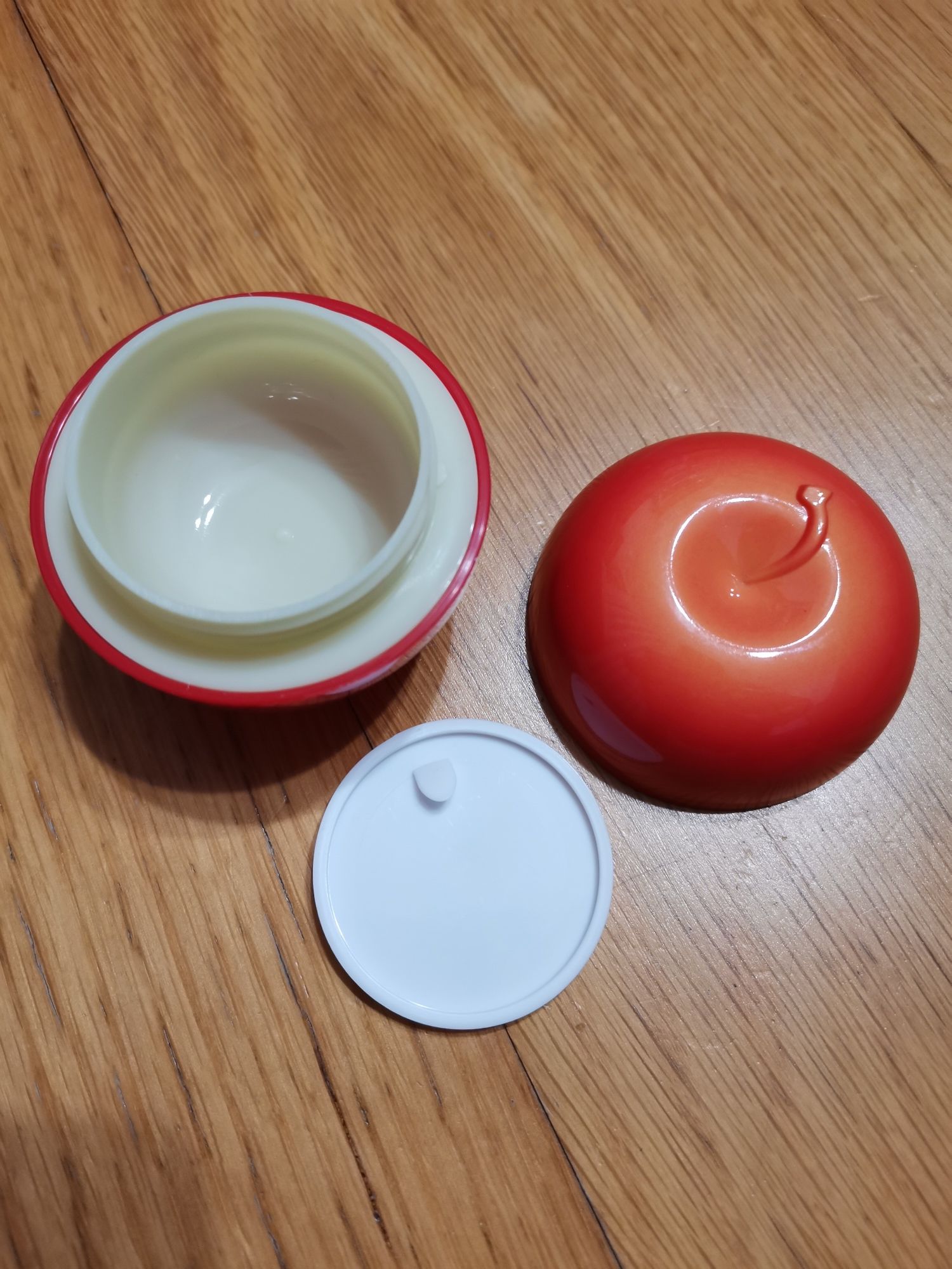 Tony Moly caixa pêssego,  recipiente boião de creme para mãos, maçã