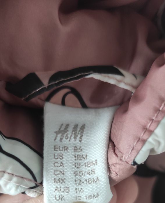 Kurtka, kurteczka zimowa, H&M rozm. 86 Myszka Minnie, Daisy