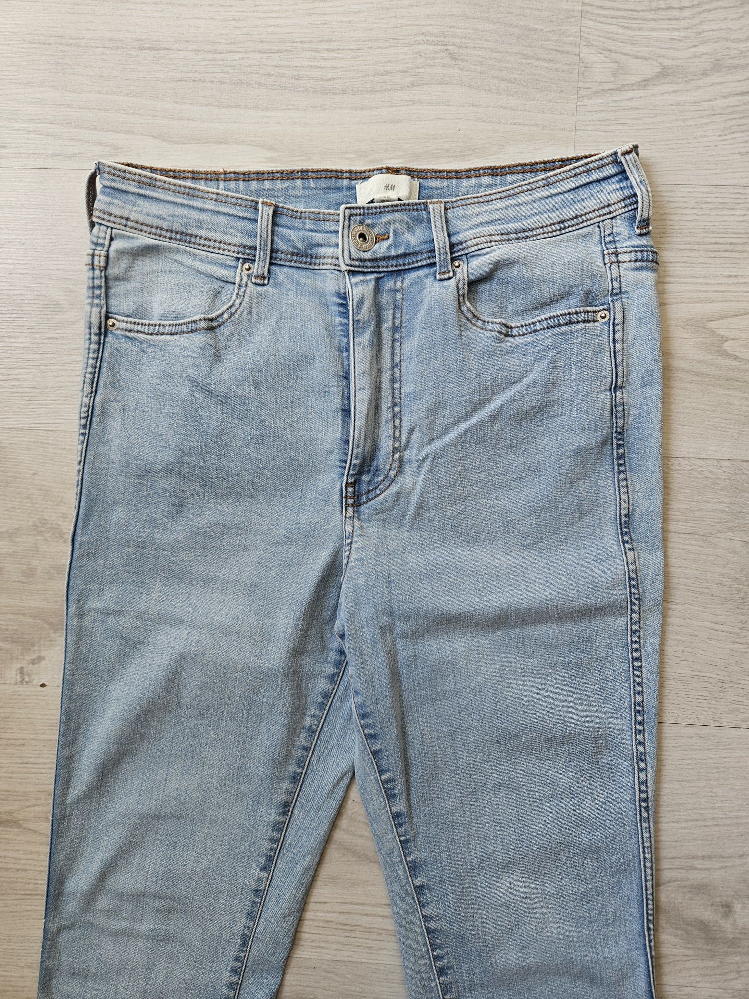 Spodnie damskie H&M jeans rurki skinny r 38
