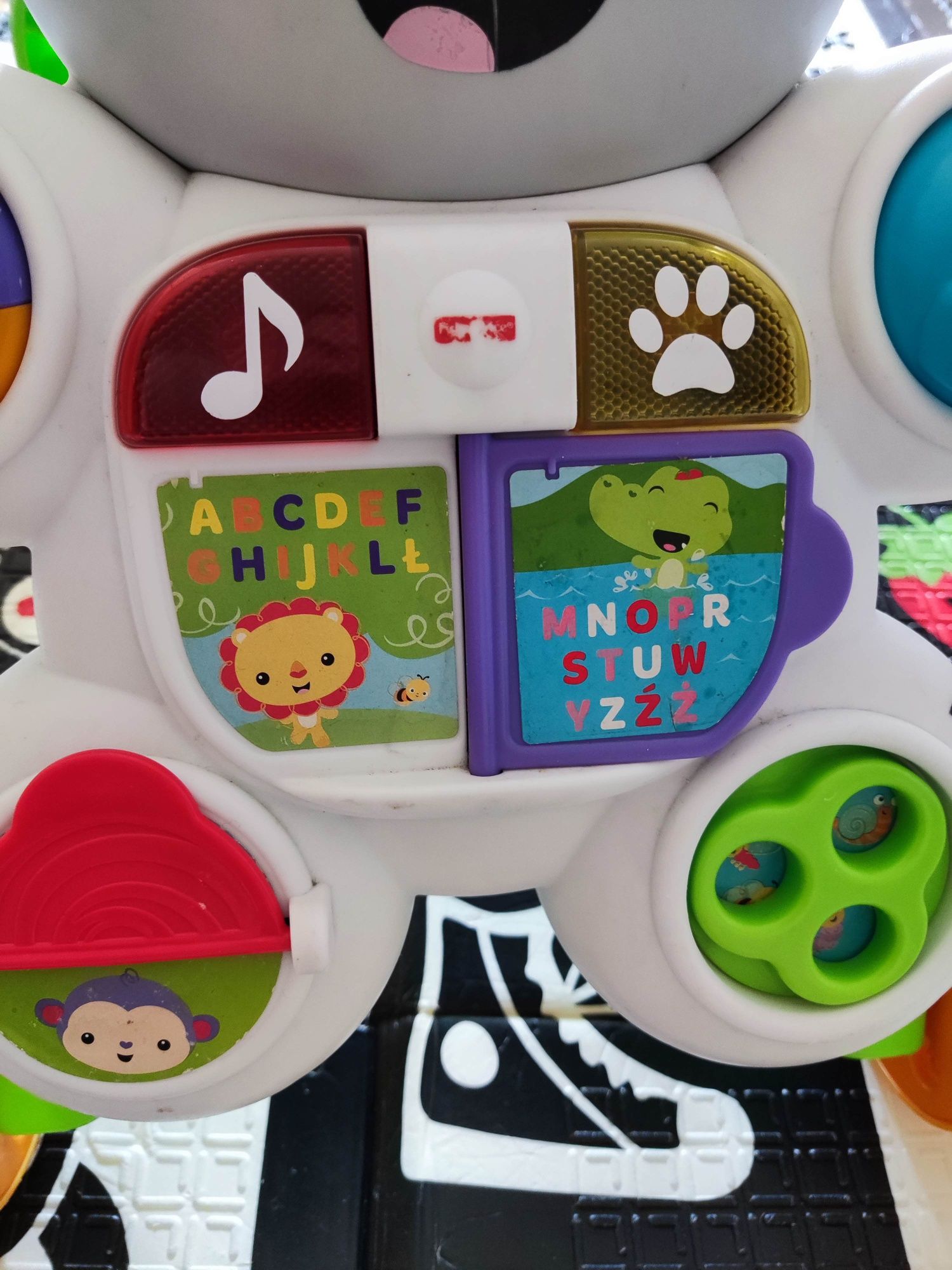 Interaktywny Chodzik Zebra od Fisher-Price