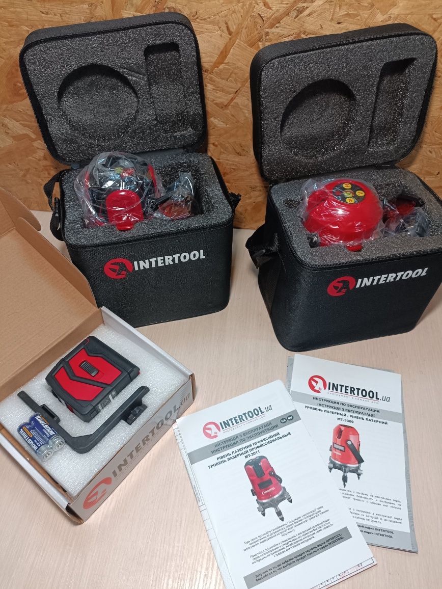 Рівень лазерний INTERTOOL MT-3009, MT-3011, MT-3050.