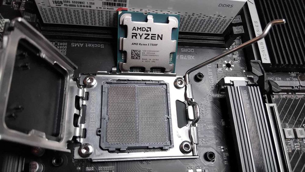 The Best AM5 Комплект Aorus Elite x670 WiFi, 7500f , 32Gb 6000Mhz RGB.