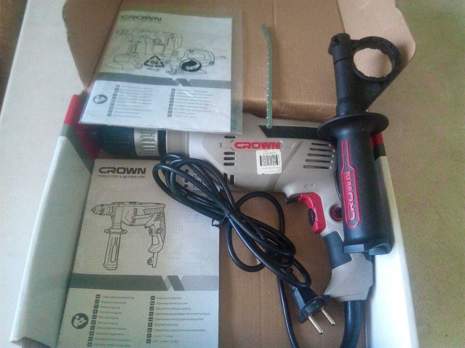 Дрель ударная CROWN CT10128C, 600 Вт