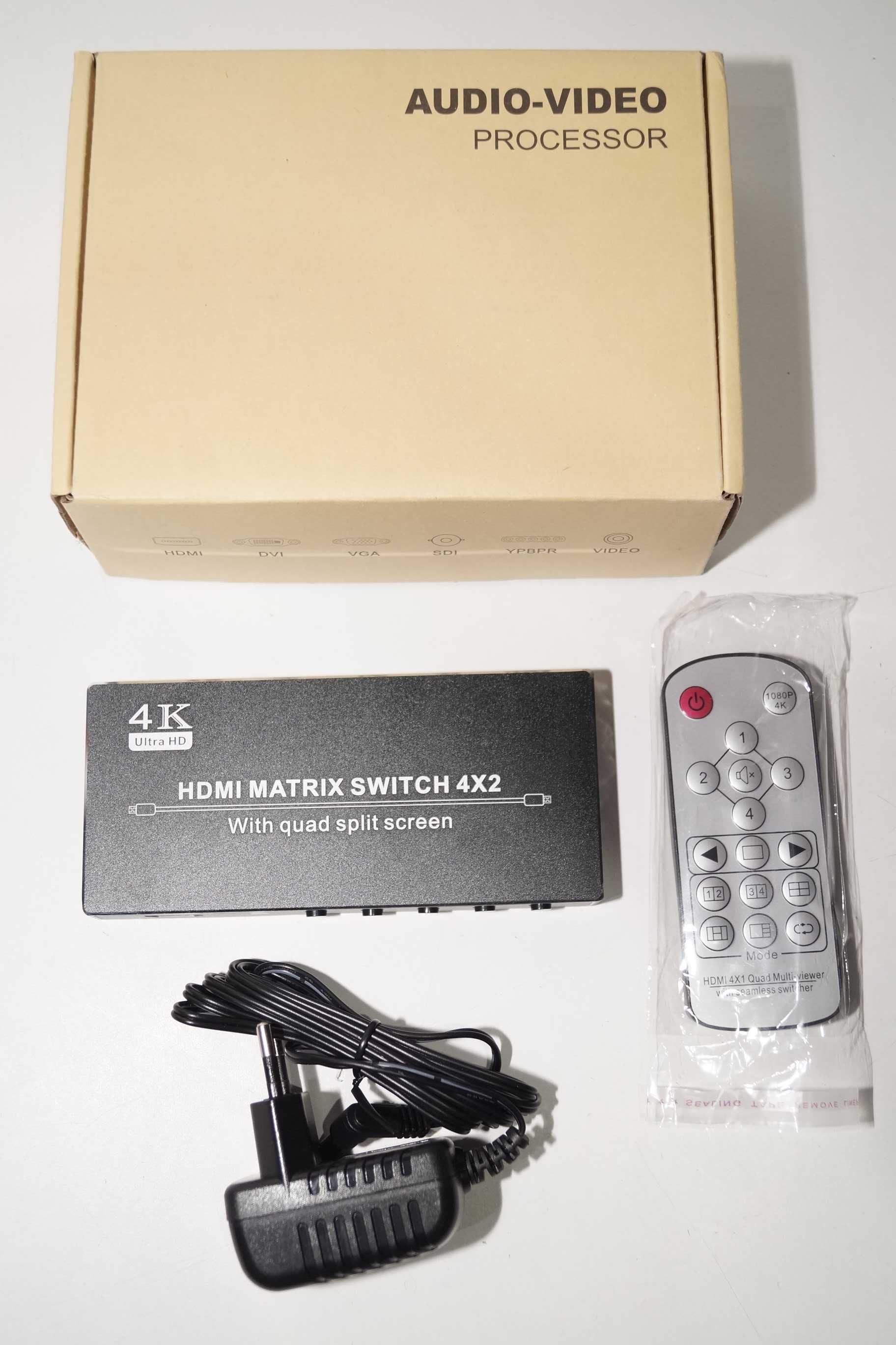1419 HDMI Matrix switch 4x2 4K konwerter